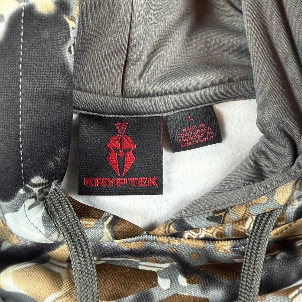 Kryptek Tartaros Snake Camo Hoodie Outdoors Hunting Size L - Picture 3 of 8